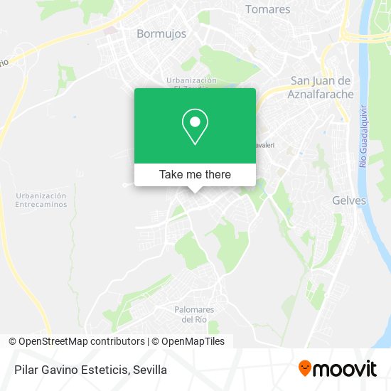 Pilar Gavino Esteticis map