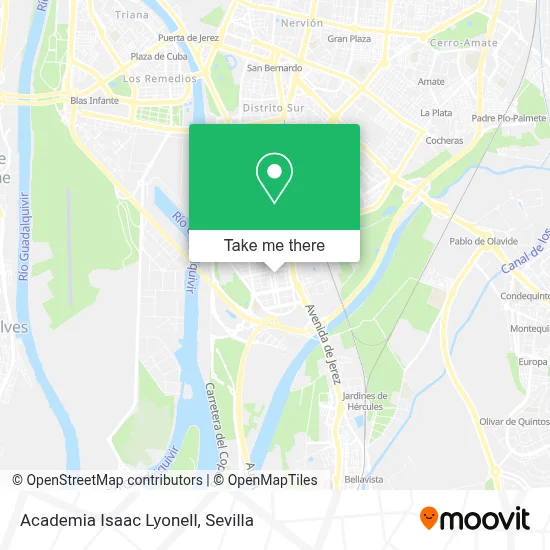 Academia Isaac Lyonell map