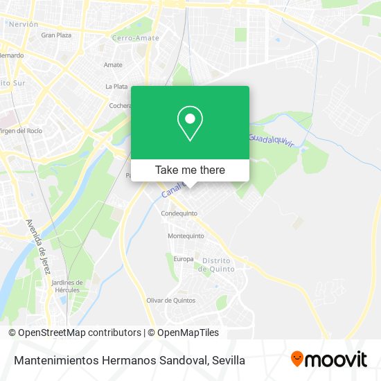 Mantenimientos Hermanos Sandoval map
