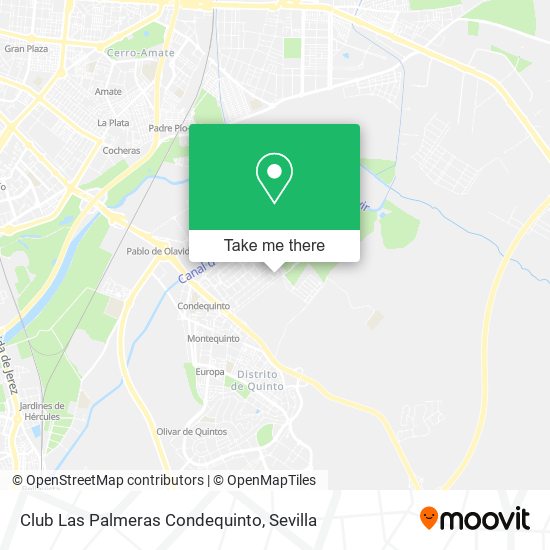 Club Las Palmeras Condequinto map