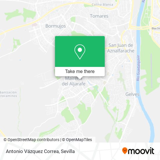 Antonio Vázquez Correa map