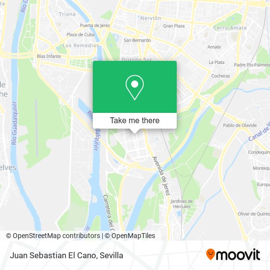 Juan Sebastian El Cano map