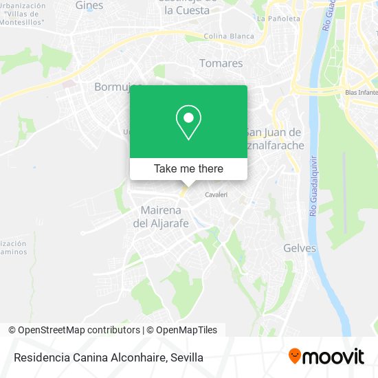Residencia Canina Alconhaire map