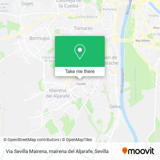 Via Sevilla Mairena, mairena del Aljarafe map