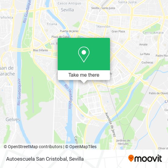 Autoescuela San Cristobal map