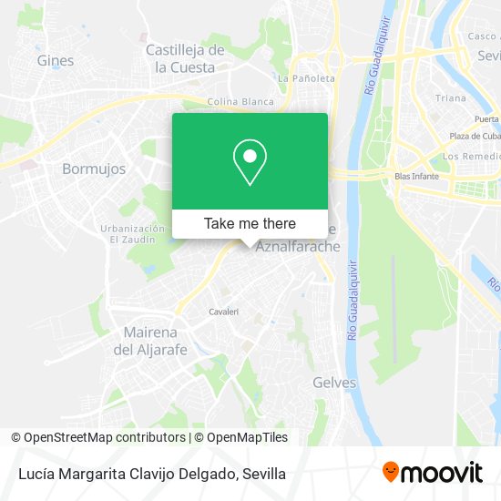 Lucía Margarita Clavijo Delgado map