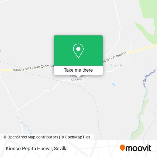 Kiosco Pepita Huévar map