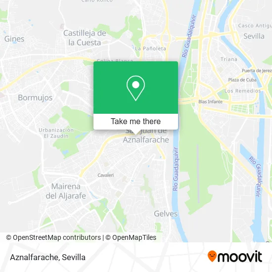 Aznalfarache map