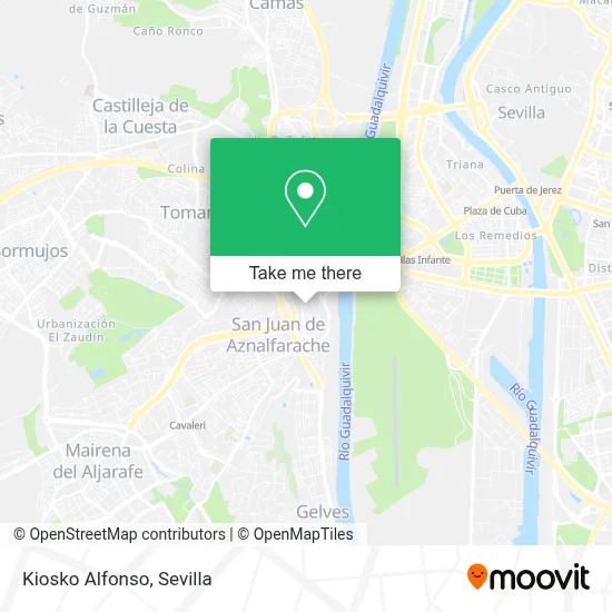 Kiosko Alfonso map