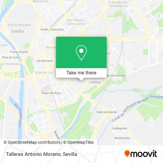 Talleres Antonio Moreno map