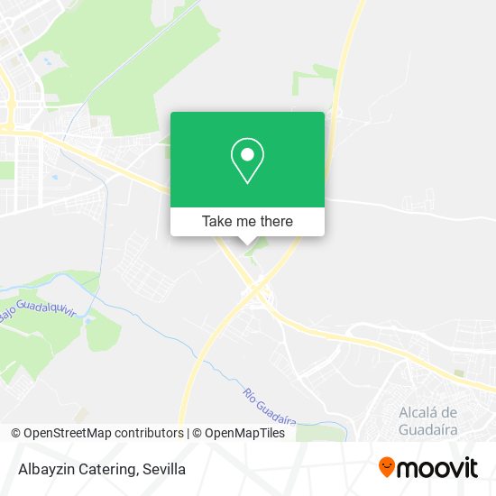 Albayzin Catering map