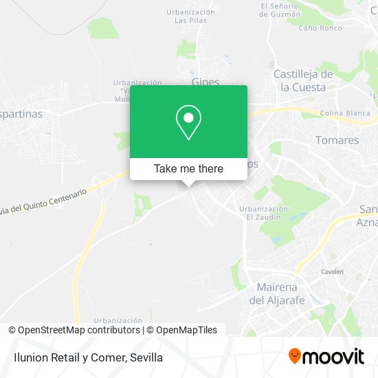 Ilunion Retail y Comer map