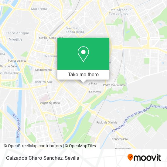 Calzados Charo Sanchez map