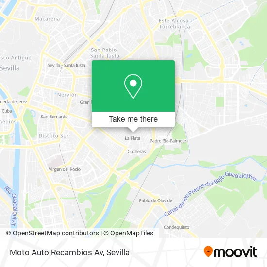 Moto Auto Recambios Av map