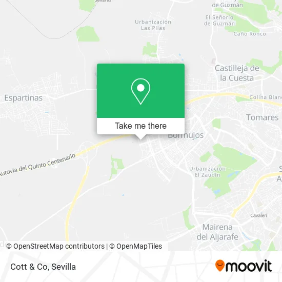 Cott & Co map