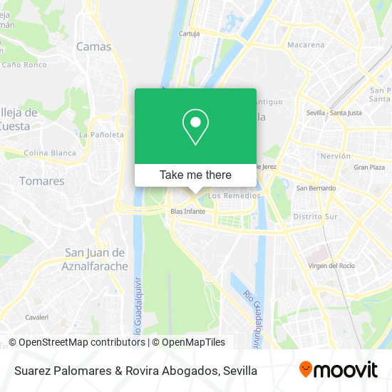 Suarez Palomares & Rovira Abogados map
