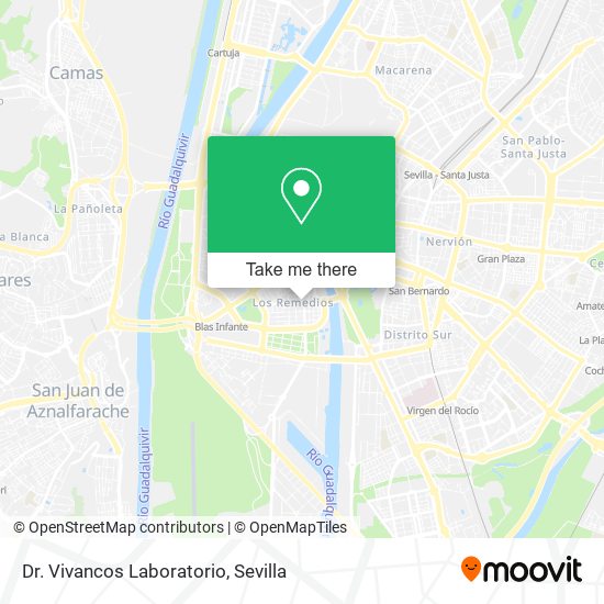 Dr. Vivancos Laboratorio map