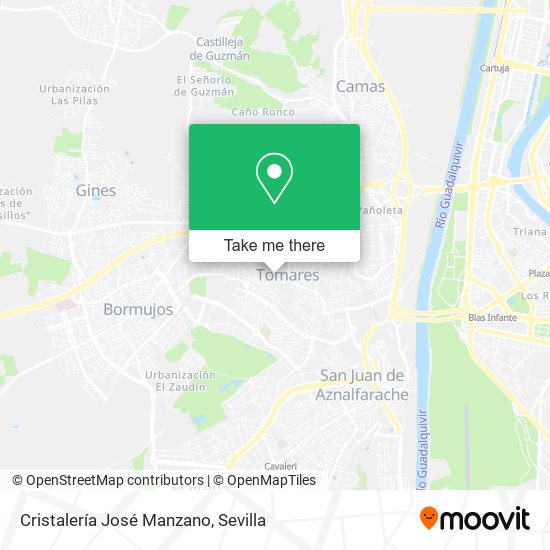Cristalería José Manzano map