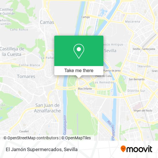 El Jamón Supermercados map
