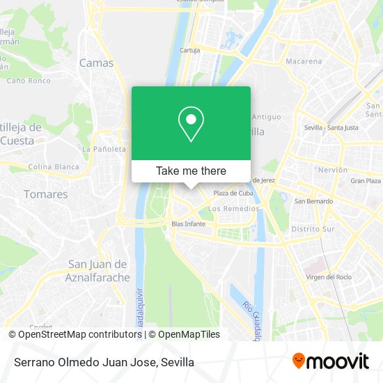 Serrano Olmedo Juan Jose map