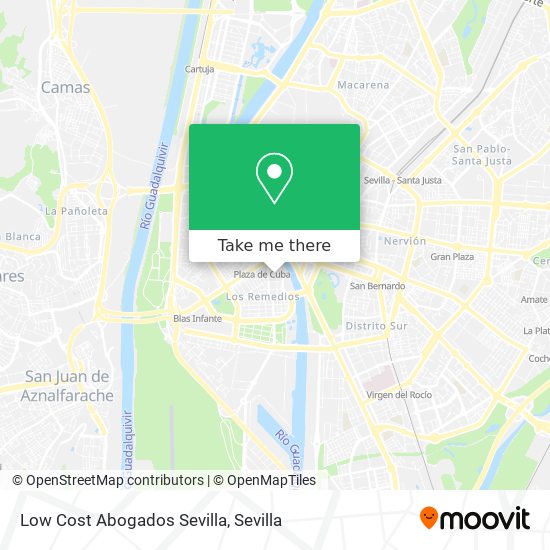 Low Cost Abogados Sevilla map