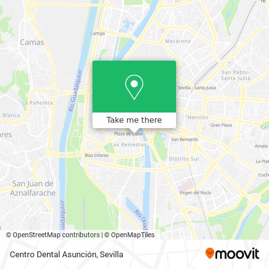 mapa Centro Dental Asunción
