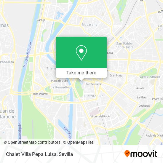 Chalet Villa Pepa Luisa map