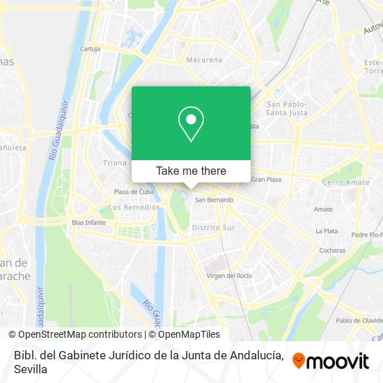 Bibl. del Gabinete Jurídico de la Junta de Andalucía map