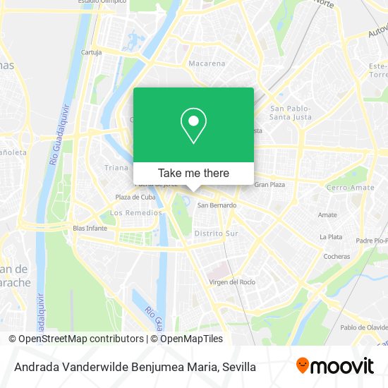 Andrada Vanderwilde Benjumea Maria map