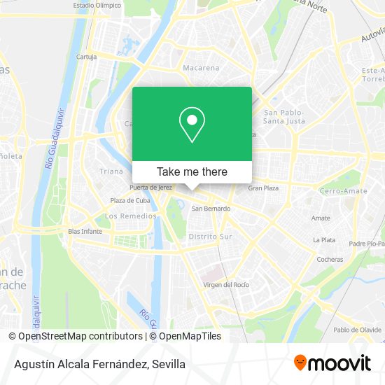 Agustín Alcala Fernández map