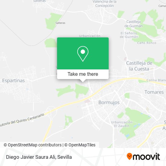Diego Javier Saura Ali map