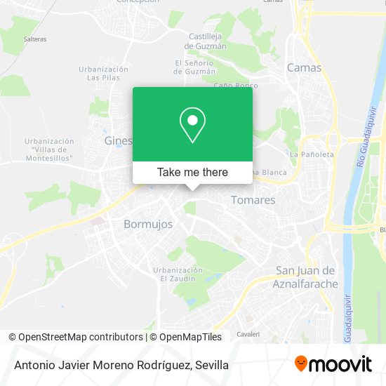 Antonio Javier Moreno Rodríguez map