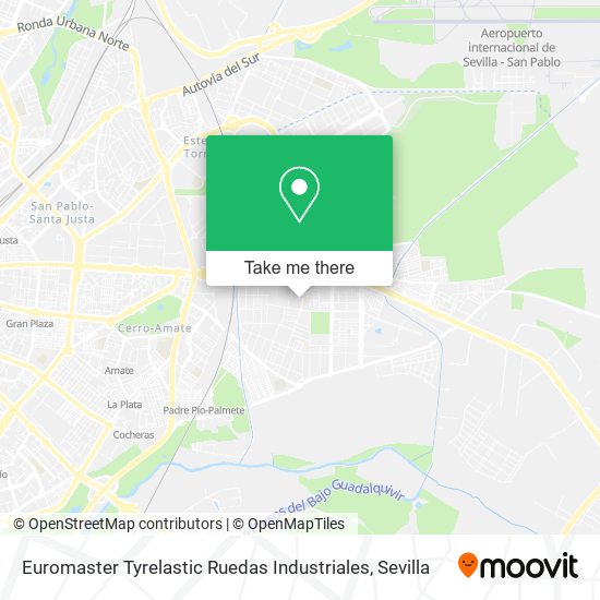 Euromaster Tyrelastic Ruedas Industriales map