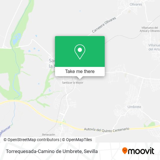 Torrequesada-Camino de Umbrete map