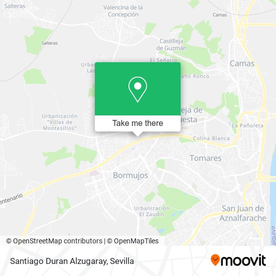 Santiago Duran Alzugaray map