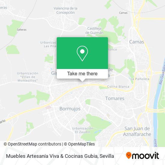 Muebles Artesanía Viva & Cocinas Gubia map