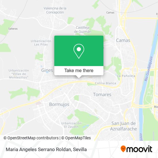 Maria Angeles Serrano Roldan map