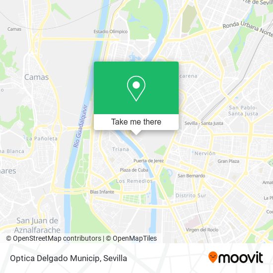 Optica Delgado Municip map