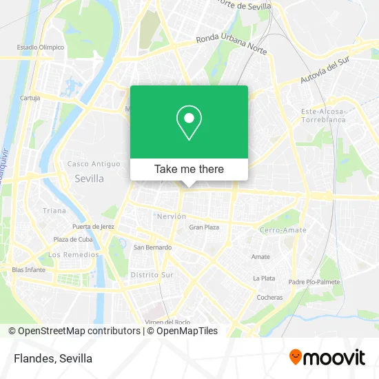 Flandes map