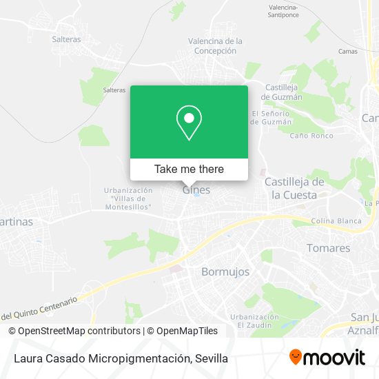 Laura Casado Micropigmentación map