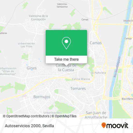 Autoservicios 2000 map