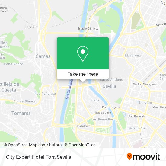 City Expert Hotel Torr map