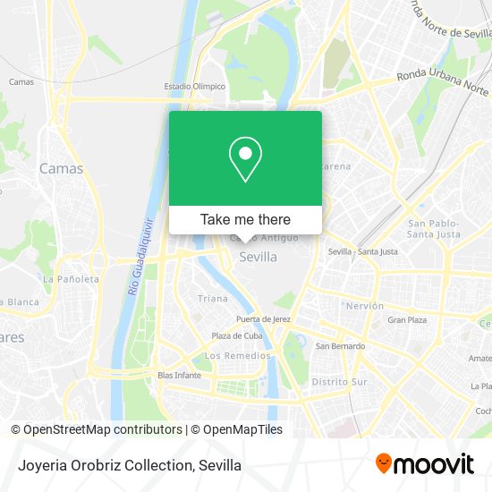 Joyeria Orobriz Collection map