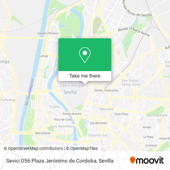 mapa Sevici 056 Plaza Jerónimo de Cordoba