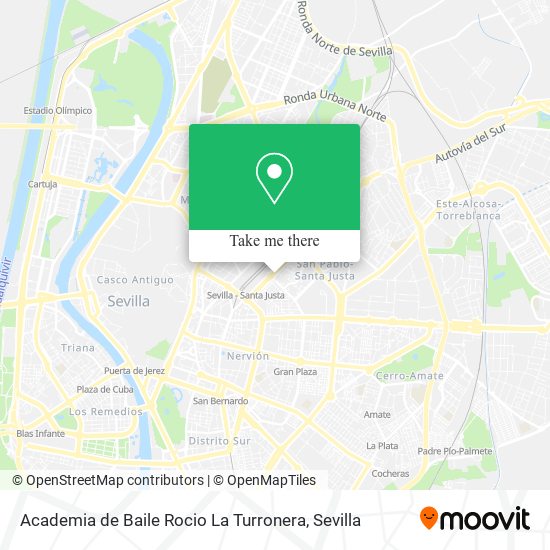 Academia de Baile Rocio La Turronera map