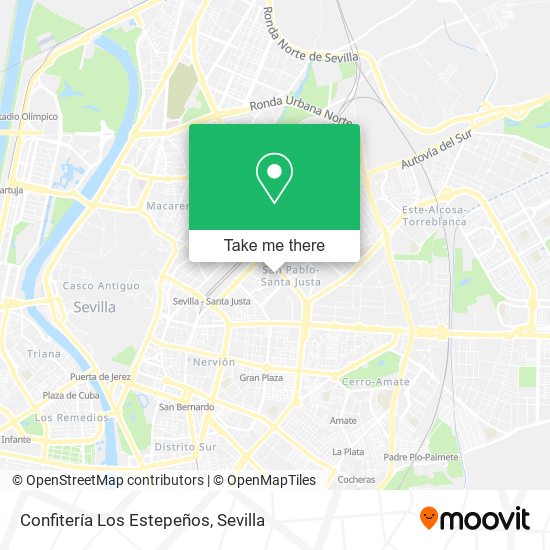 Confitería Los Estepeños map