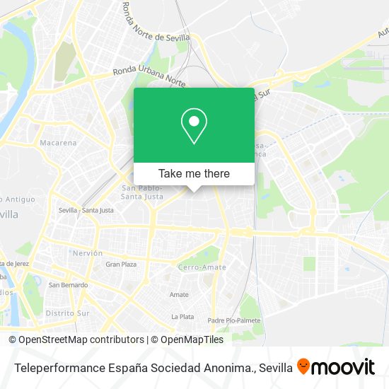 Teleperformance España Sociedad Anonima. map