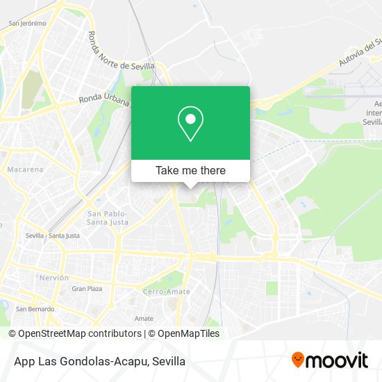 App Las Gondolas-Acapu map