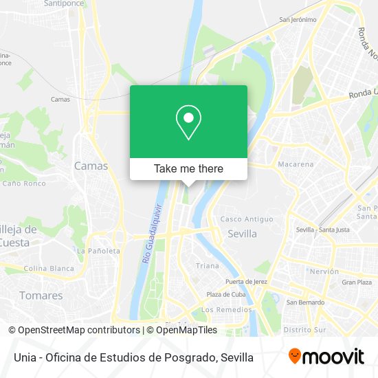 Unia - Oficina de Estudios de Posgrado map