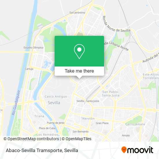 Abaco-Sevilla Tramsporte map
